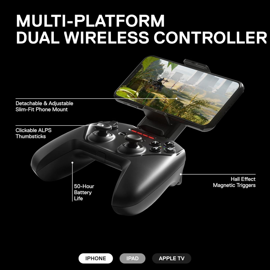 SteelSeries Nimbus - Controlador móvil Bluetooth para