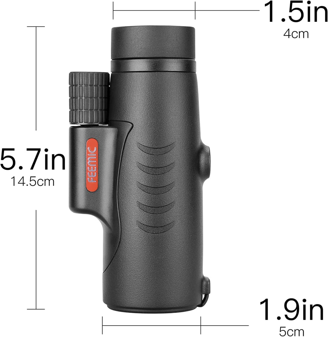 FEEMIC Telescopio monocular de alta potencia con visión de