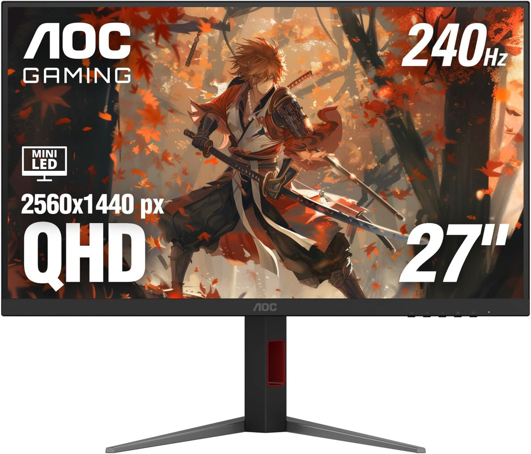 AOC Gaming Q27G4ZMN - Monitor para juegos de 27" Mini-LED, QHD...