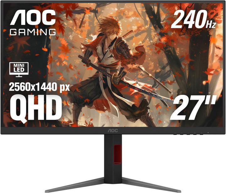 AOC Gaming Q27G4ZMN - Monitor para juegos de 27" Mini-LED, QHD...