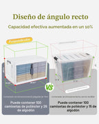 OlarHike 76QT Storage Bins con Lids para Home, Office, Closet, Dorm, 3 Pack