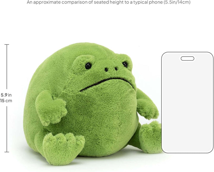 Jellycat Ricky Rain Frog - Animal de peluche, tamaño mediano de 7 p...
