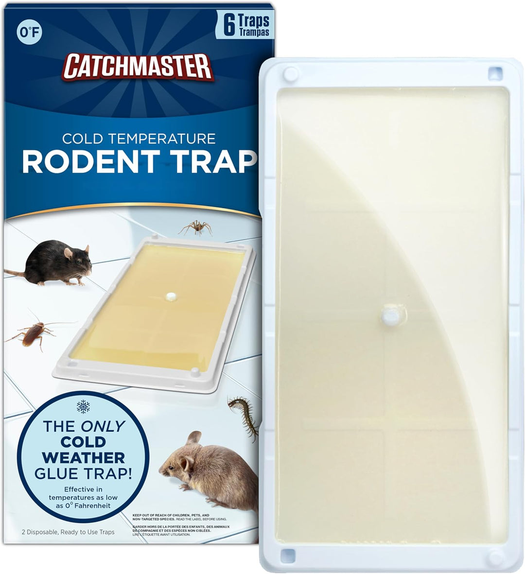 Catchmaster Trampas de pegamento resistentes a la congelación, paqu...