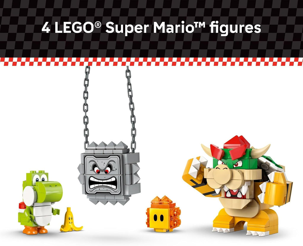 LEGO Super Mario: Mario Kart - Juguete de construcción del castillo de Bowser para niños, juego de simulación para niños y niñas, a partir de 9 años, idea de regalo de Nintendo para jugadores jóvenes, con figuras de juguete de Yoshi y Bowser - 72039