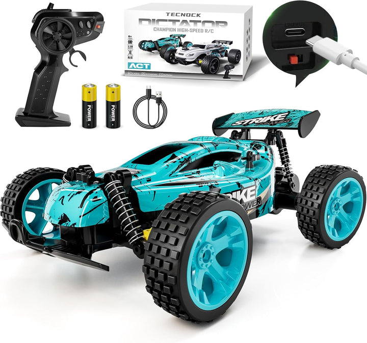 Tecnock coches RC para niños, coche de control remoto para niños, 1...