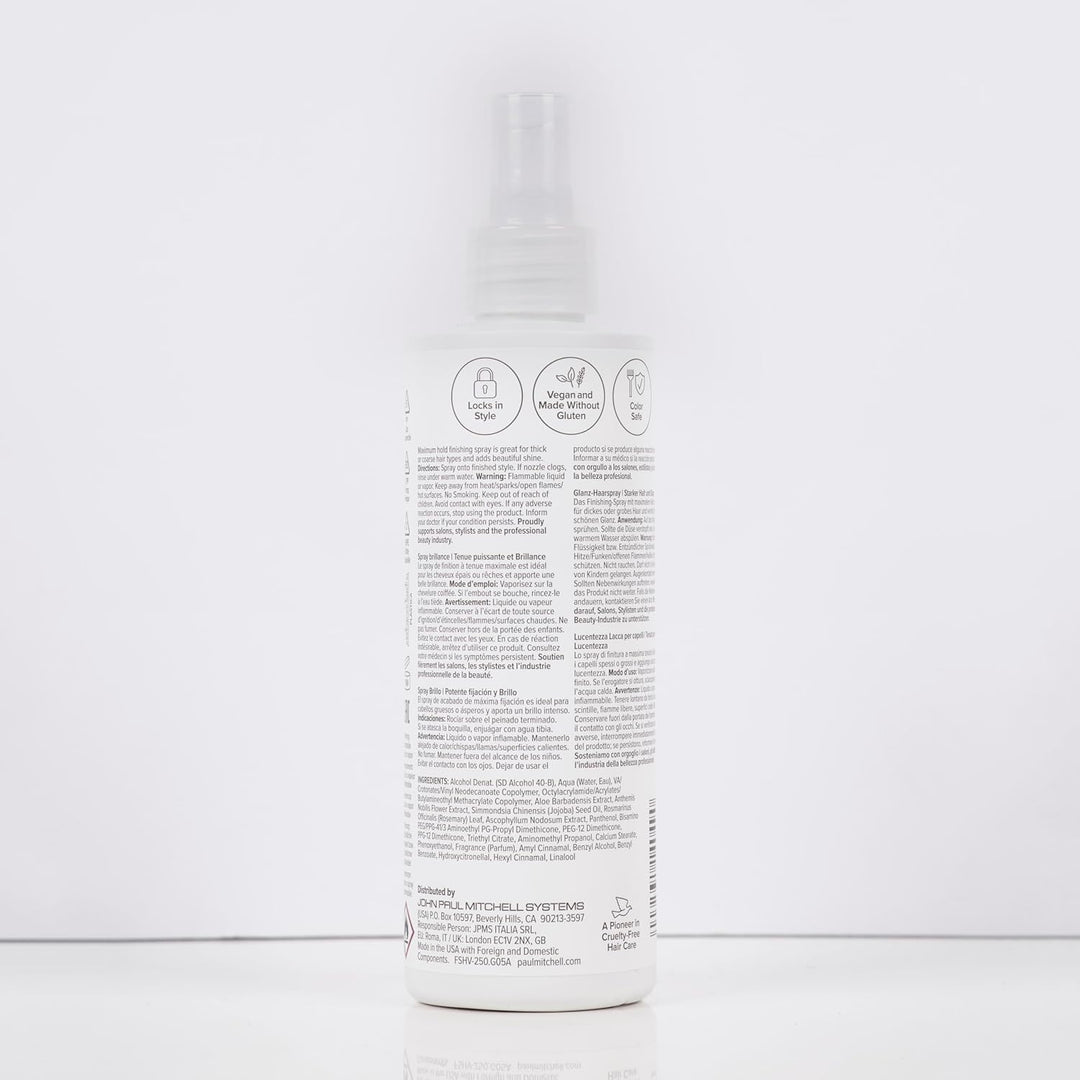 Paul Mitchell Freeze and Shine Super Hairspray, máxima sujeción, la...