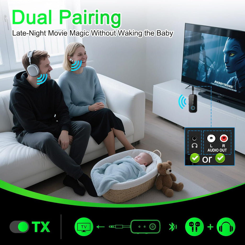 Receptor transmisor Bluetooth Ultra Pro, adaptador inalámbrico para avión