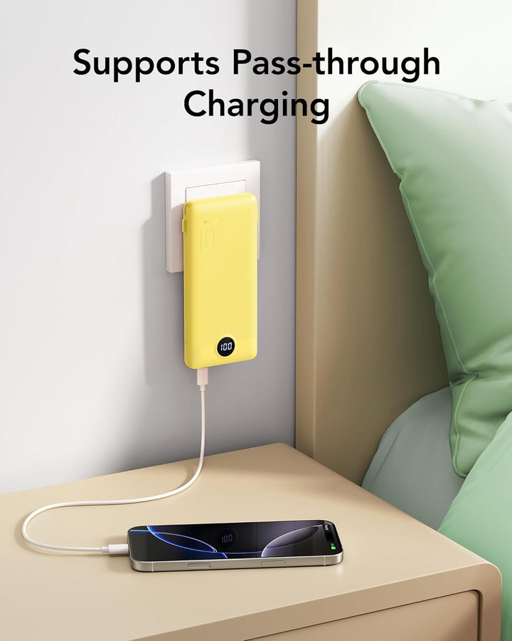VRURC Cargador Portátil con Enchufe de Pared, 10000mAh Cargador Por...