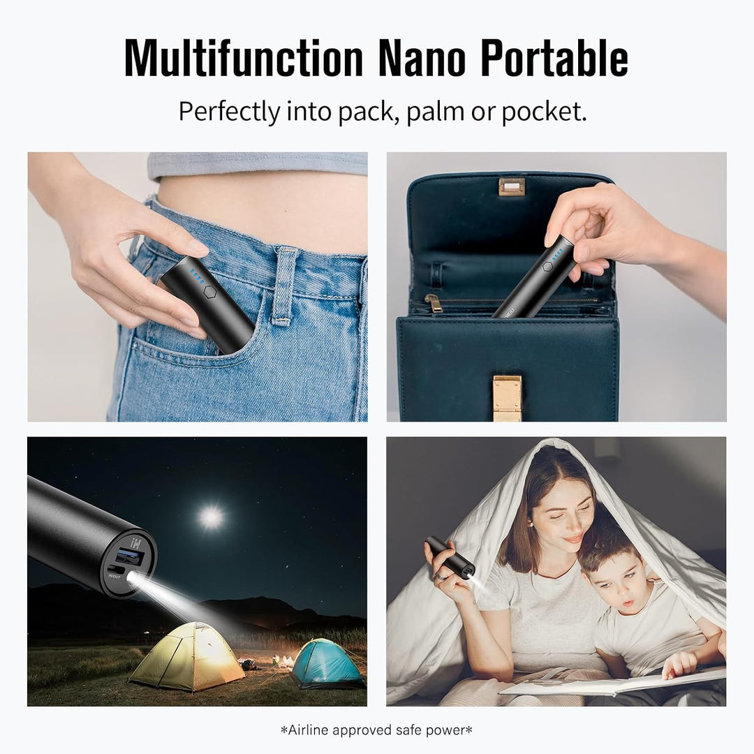 Cargador portátil SIXTHGU, banco de energía mini de 5000mAh, S03 pa...