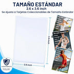 Fundas para Tarjetas Top Loaders para Tarjetas Coleccionables, Fundas Protectoras Suaves Penny para Tarjetas de Béisbol Aptas para Deportes, Fútbol Americano, Tarjetas MTG (5000 PIEZAS)
