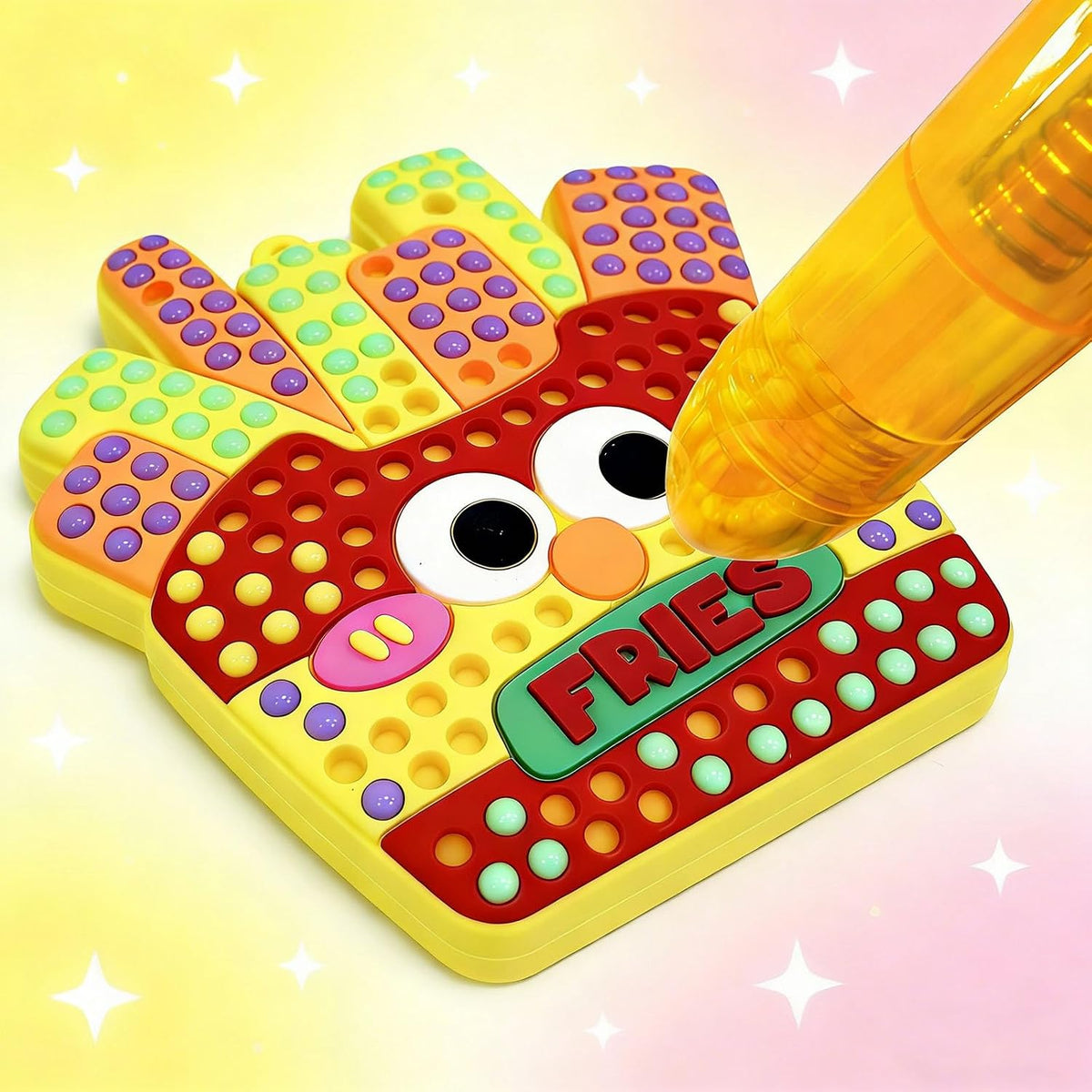 VattaFrast Kit de arte y mosaico de cuentas para niños de 4 a 12 años, juego completo de manualidades con 15 plantillas coloridas, plantillas divertidas, bolígrafos de cuentas, artes creativas