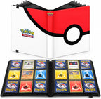 Poke Ball Full-View Pro – Carpeta para guardar cartas de Pokémon, 9 por página