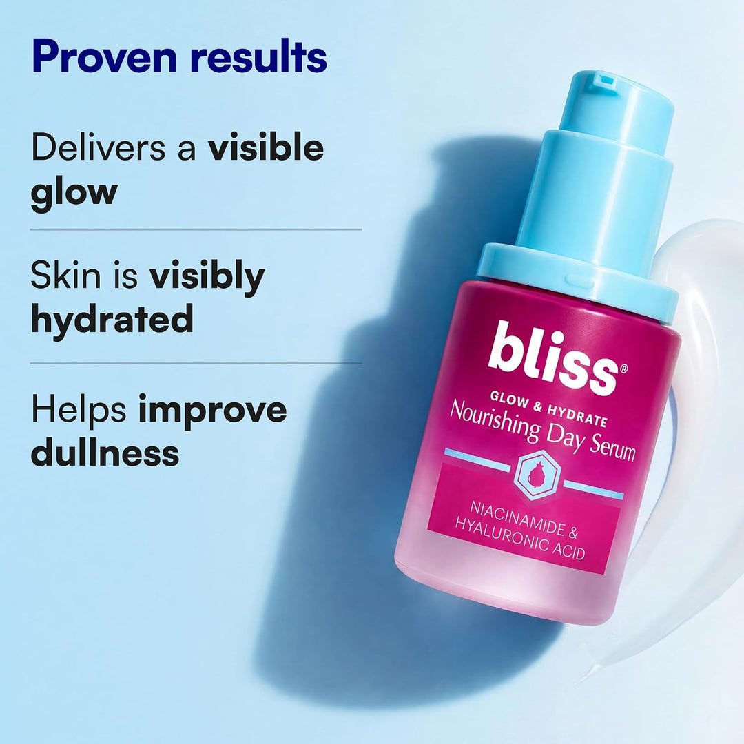 Bliss - Suero iluminador e hidratante con niacinamida y ácido hialu...