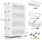 BROVIEW Contenedor de almacenamiento apilable extragrande de 600 cuartos de