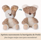 GUND Baby Peek--Boo Peeki Puppy Interactive Squeeze-Activated Plush Toy 7"