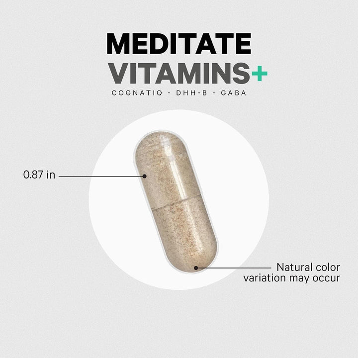 Codeage Meditate Vitaminas+ Suplemento - CognatiQ, DHH-B, GABA, Ash...