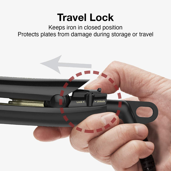 Olivia Garden Ceramic + Ion Pro Flat Iron - Dual Voltage, 11 Temps,...
