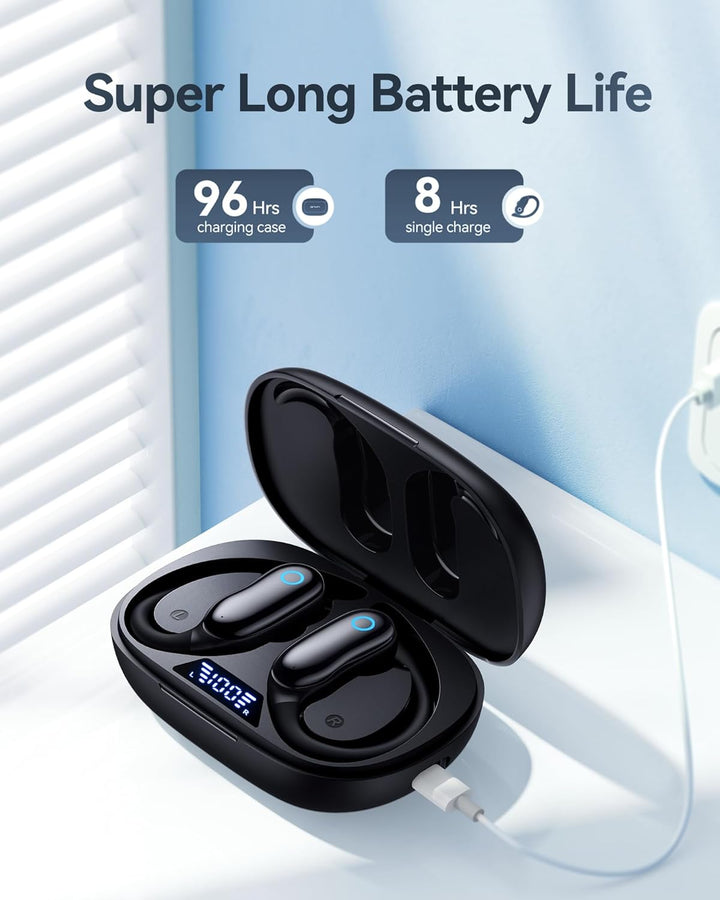 GNMN Auriculares inalámbricos con cancelación activa de ruido, repr...