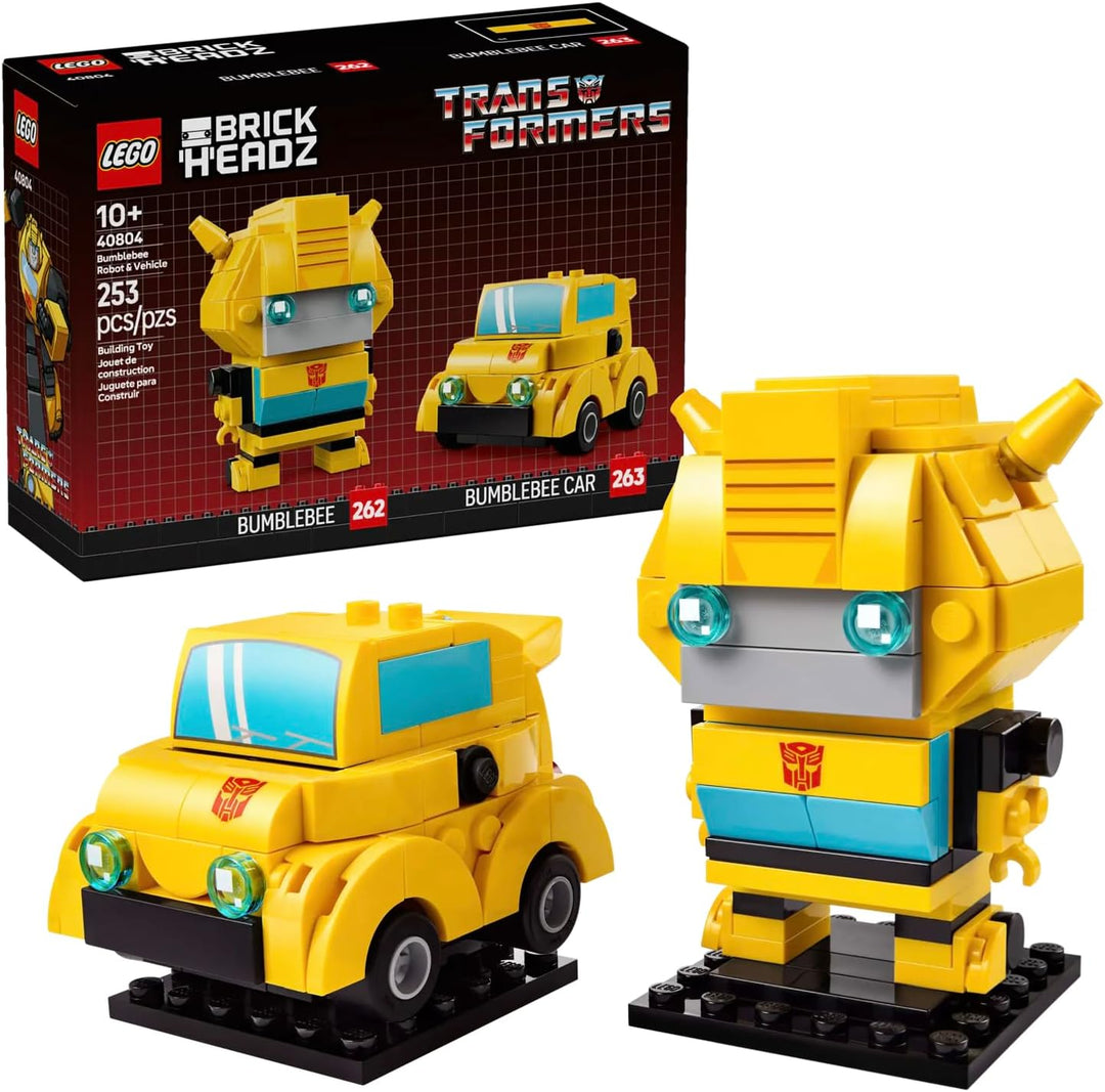 LEGO BrickHeadz Bumblebee Robot &amp; Vehicle Set \u2013 253 piezas...