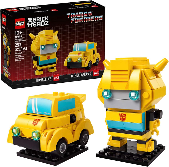 LEGO BrickHeadz Bumblebee Robot &amp; Vehicle Set \u2013 253 piezas...