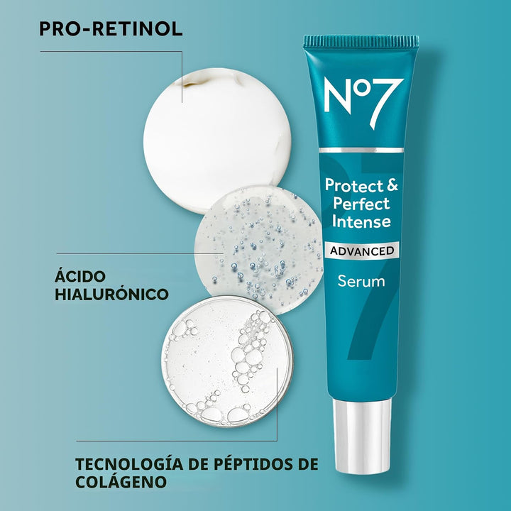 Suero facial No7 Protect &amp; Perfect Intense Advanced - Suero ant...