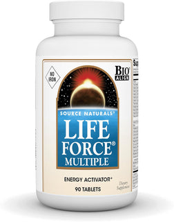 Source Naturals Life Force Múltiples Sin Hierro Activador de Energí...