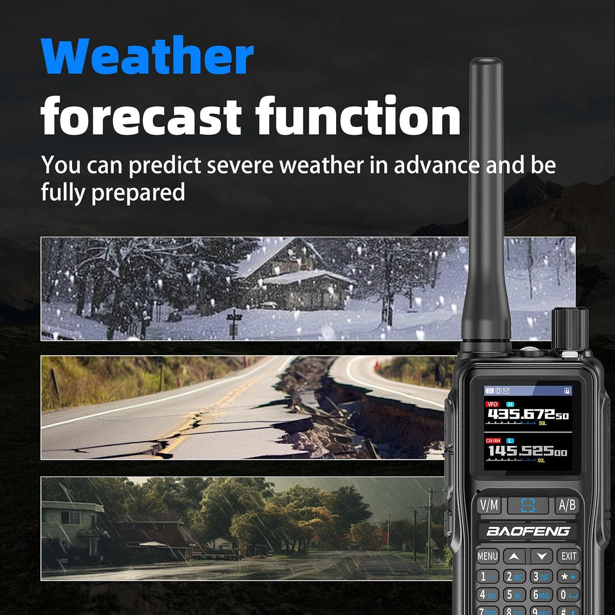 Baofeng Radio UV-5R Mini radioaficionado, radio de mano de largo alcance 2