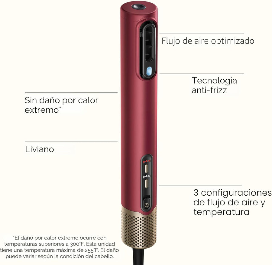 Infiniti PRO CONAIR - Varita de secado de cabello 5 en 1, alisadora...