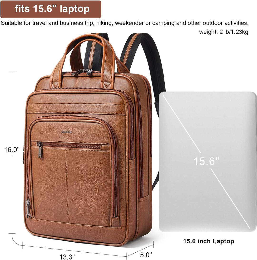 Shrrie Mochila para laptop de 15.6 pulgadas, mochila de trabajo de...