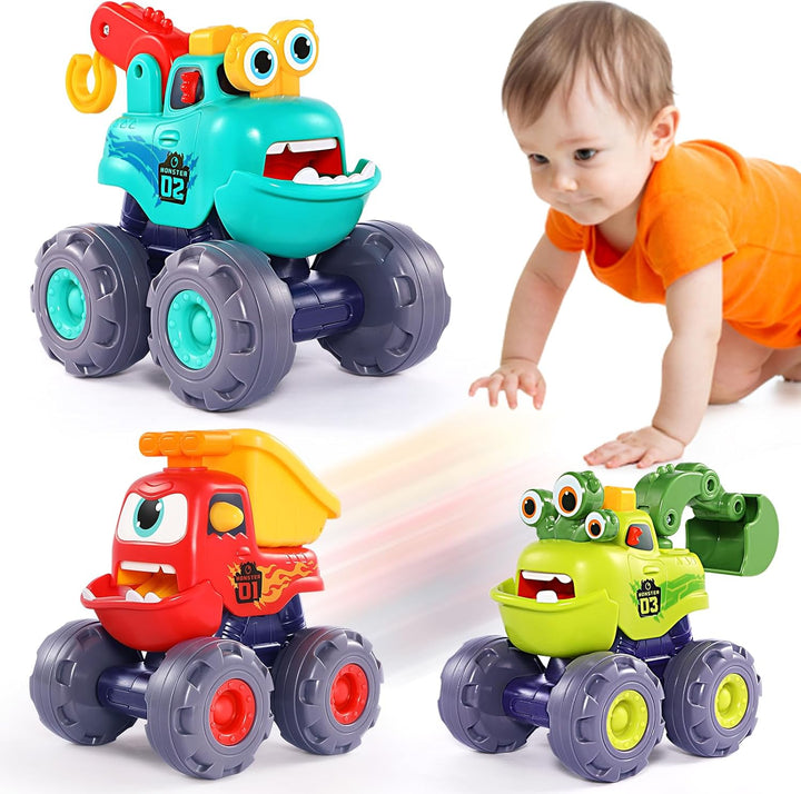 OCATO - Juguetes de Camiones Monstruo para Niños de 1, 2 y 3 Años,...