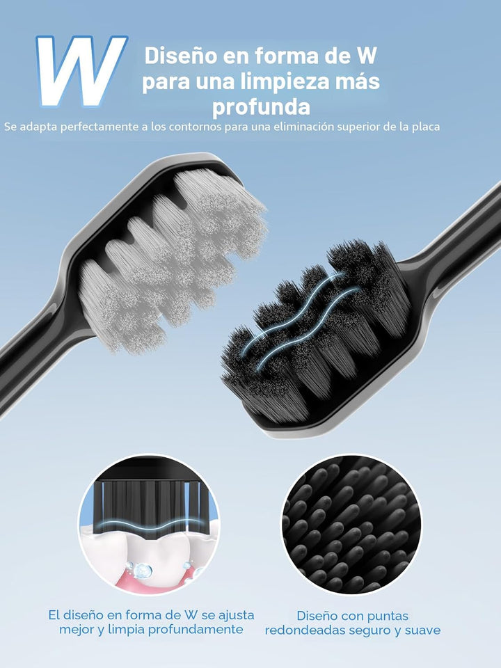 7MAGIC - Cepillo de dientes eléctrico sónico, tiempo de funcionamie...