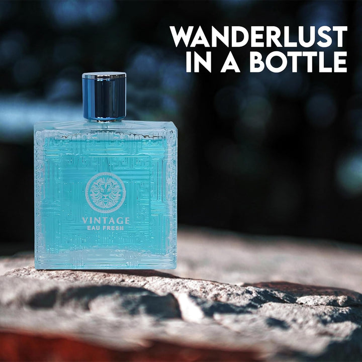A CENTER Colonia Masculina Eau De Parfume Spray Natural Vintage Per...