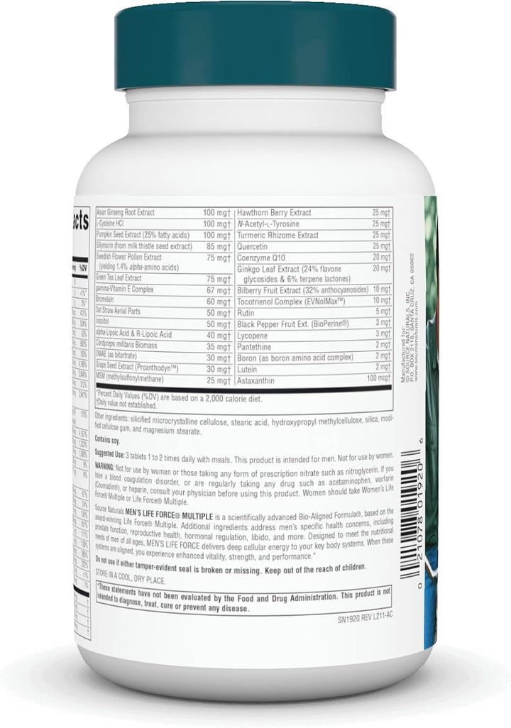 Source Naturals Life Force - Suplemento diario multivitamínico e in...