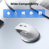 CITLLA Ratón Bluetooth inalámbrico, ergonómico recargable silencios...