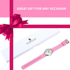 Reloj analógico para niños, reloj educativo para aprender la hora para niños 8-12, reloj impermeable para enseñar la hora para niños 5-7 6-8, fácil de leer para niñas 8-12, excelente regalo para niños y niñas 4-12 años impermeable