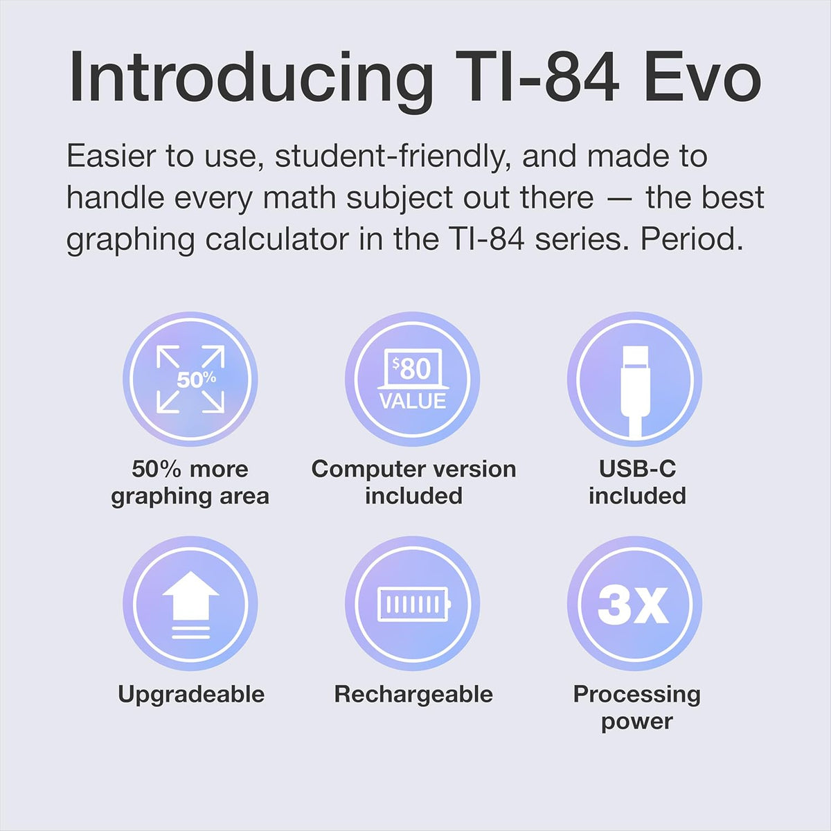 Texas Instruments Calculadora gráfica TI-84 Evo