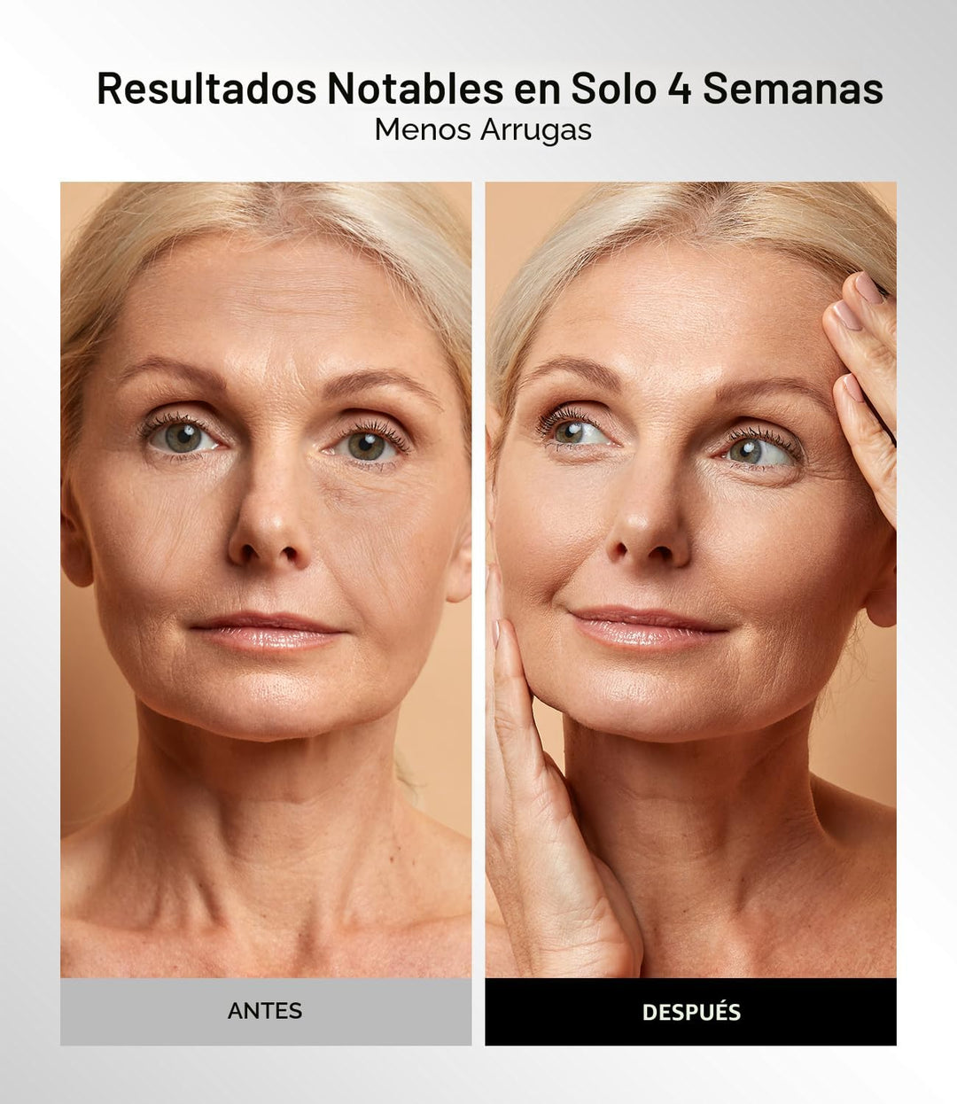 Máscara de terapia de luz roja para cara y cuello, 4 modos de luz c...