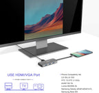 Adaptador USB C multipuerto USB C para MacBook Pro USB C