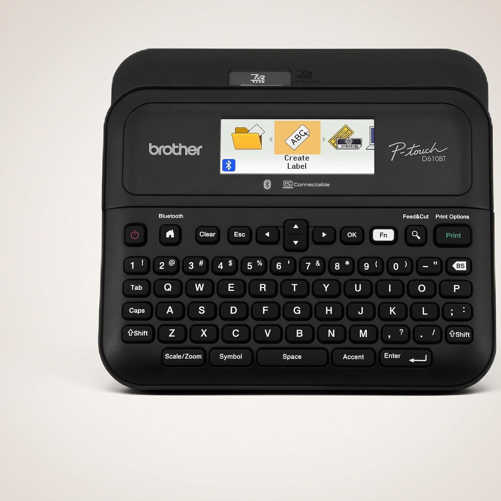 Brother P-touch PT-D610BT - Etiquetadora conectada profesional para negocios