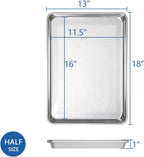 HARDURA Bandeja perforada de aluminio para hornear de 18 pulgadas de largo
