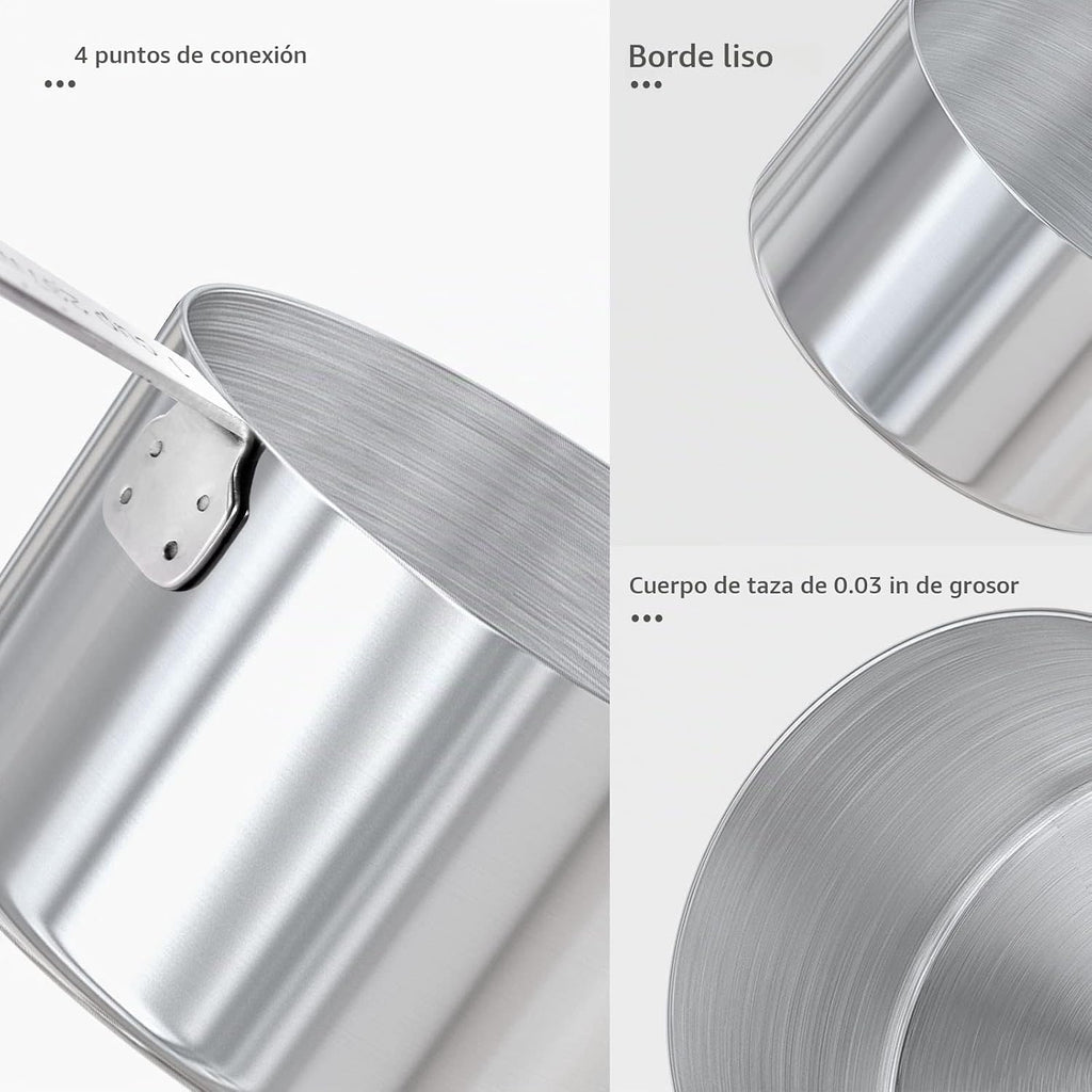 U-Taste - Juego de cucharas medidoras de acero inoxidable 18/8, 12 unidades