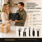 Juego de herramientas de cocina de 5 piezas, accesorios de cocina de acero