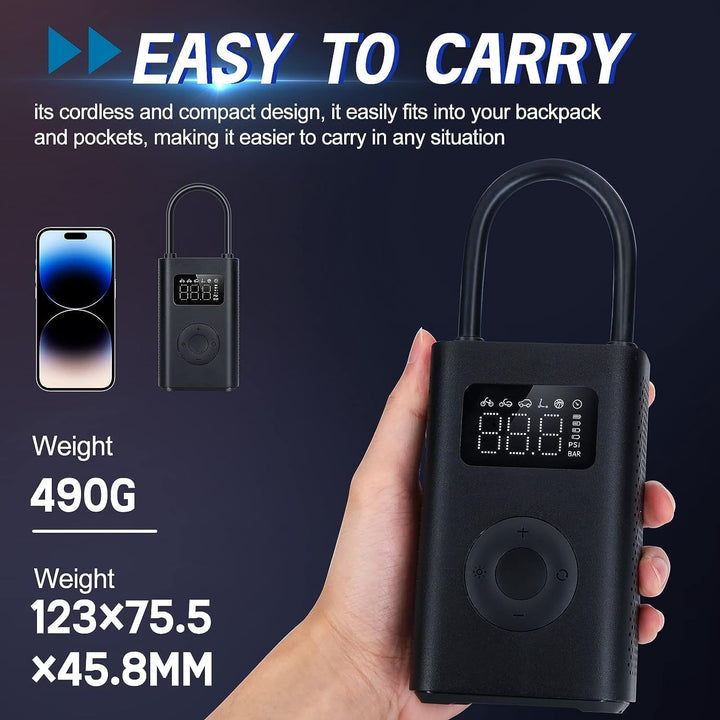 Xiaomi Compresor de Aire Eléctrico Portátil, Inflador de Neumáticos...