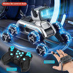 8WD RC Stunt Robot Dog, gesto que detecta el juguete teledirigido 2.4Ghz