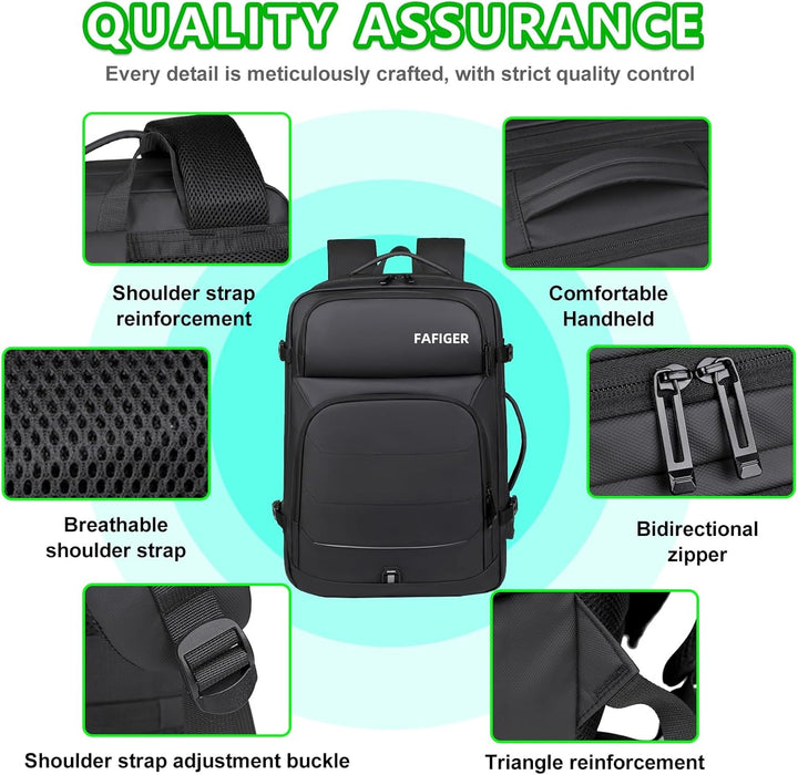 FAFIGER Mochila de viaje para hombres y mujeres \u2013 Mochila de m...