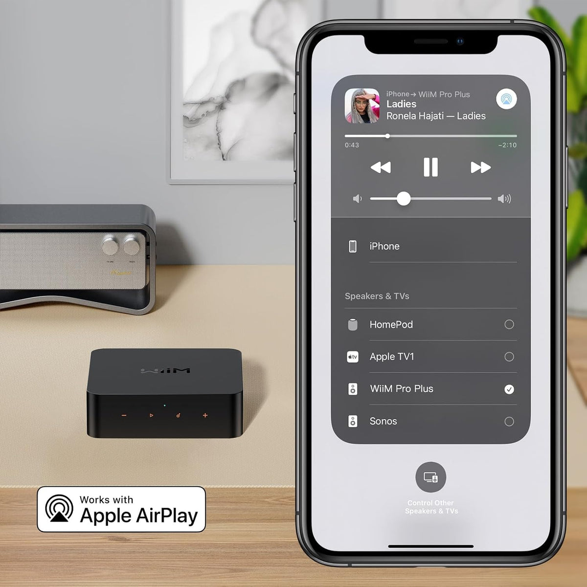 WiiM Streamer de música Pro Plus para sistemas estéreo, moderniza tu Hi-Fi