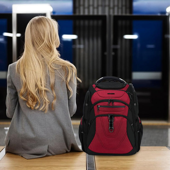 KROSER Mochila para Laptop de Viaje Amigable Mochila Repelente al A...