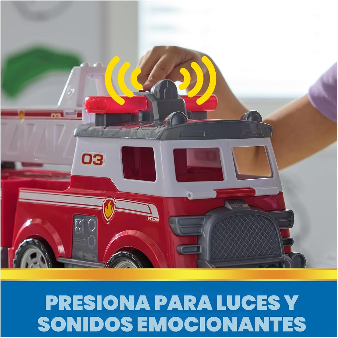 PAW Patrol Ultimate Rescue - Camión de bomberos con escalera de 2 p...