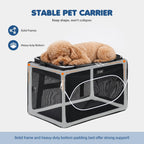 Lekereise Transportador de mascotas extensible superior de 18 x 11 x 11