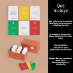 Intelligent Change Edición de citas para acercarse más Juego de cartas con iniciadores de conversación - Juegos de preguntas y respuestas - Divertido juego de cartas para parejas en citas, actividad